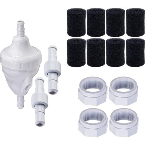 G52 Backup Valve w/ D20 Hose Swivel and D15 Feed Hose Nut Replacement Compatible with Polaris 180 280 380 3900 Pool Sweep Parts