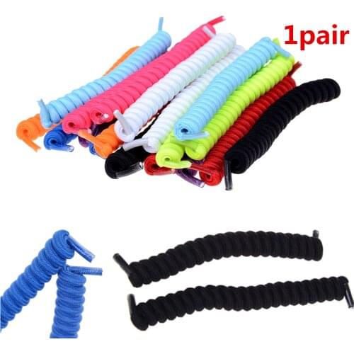 No Tie Curly Shoelaces Elastic Shoe Lace for Kids and Adults Multicolor High Elastic Lazy Shoelaces No Tie Shoelaces Solid