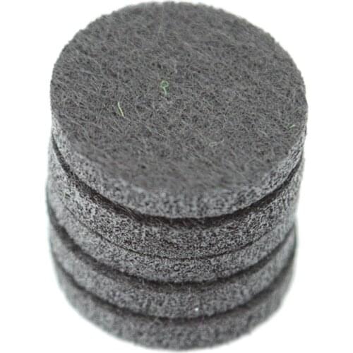 100pcs Black Colors 22.3mm Round Essential Oils Diffuser Locket Pads Perfume Aroma Locket Replacement Pads