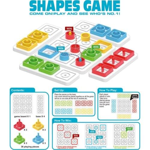 36PCS Parent-child Interaction Puzzle Game Board Toy Puzzle Board Play Game Cognitive Ability Early Educational Toy For Children