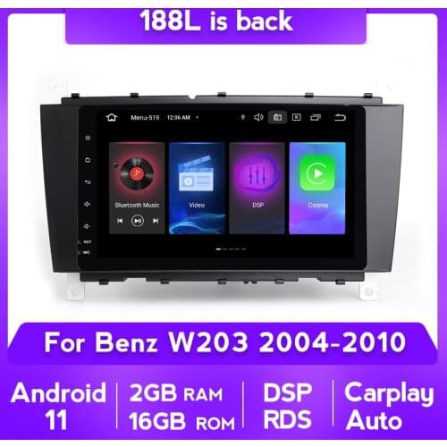 Android 11 1 Din Car Radio GPS autoradio For Mercedes/Benz/CLK/W209/W203/W208/W463/Vaneo/Viano/Vito intelligent Video player RDS