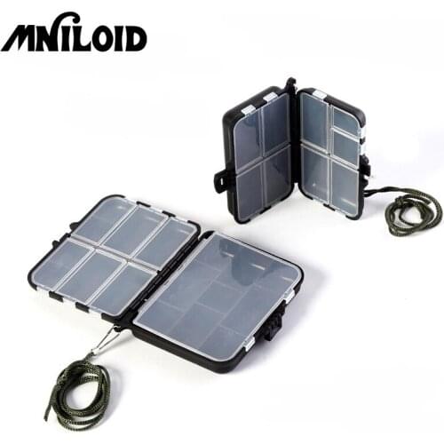 MNILOID Fishing Accessories Storage Case Fly Fishing Lure Spoon Hook Bait Tackle Connector Case Container Box Fishing Boxes