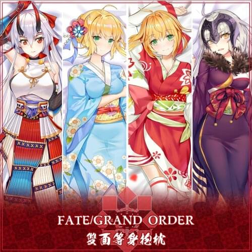 Anime Game Tomoe Gozen Jeanne d'Arc Alter Fate/Grand Order Dakimakura Hugging Body Pillow Case Otaku Pillow Cushion Cover SM