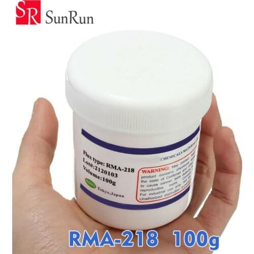 Kingbo RMA-218 No-clean BGA Solder Reballing Flux Paste Solder 100g for SMT Reballing Rework
