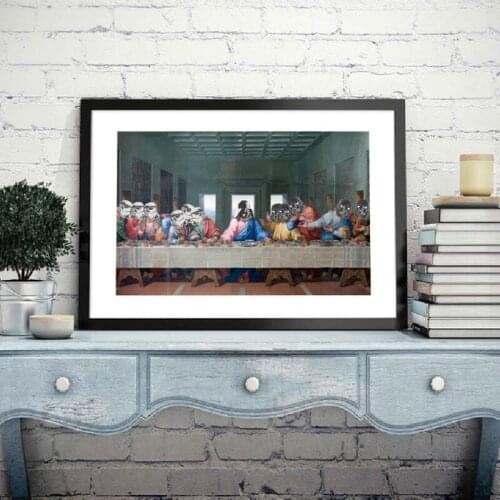 The Last Supper Creative Poster Prints Boys Gift Kids Room Wall Decor Storm Trooper Picture Art Canvas Painting Decorations