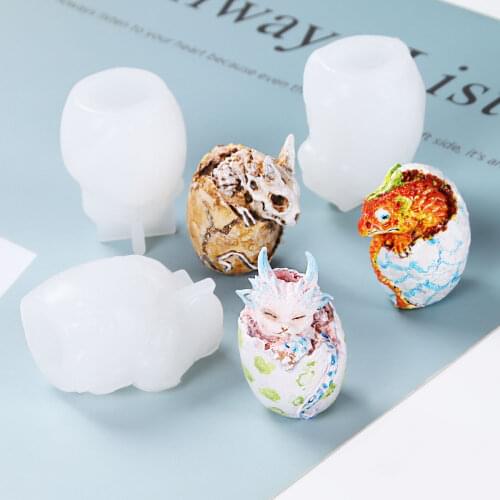 Crystal Epoxy Resin Limited Dragon Egg Dragon Silicone Mold Dragon Skull Dashan Longgk White Model Withered Dragon Hand