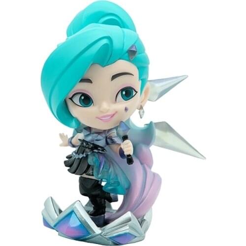 League of Legends Seraphine Mage Anime Games Peripheral Toys Hand-Made Model Decoration Doll Toy Collectibles Pvc Model Toys