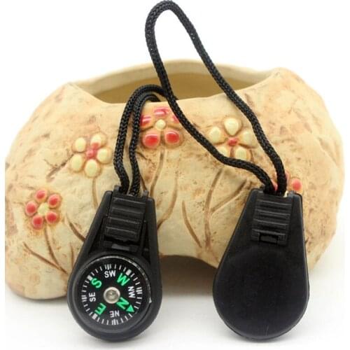 Mini Compass Survival Kit with Keychain for Outdoor Camping Hiking Hunting QW