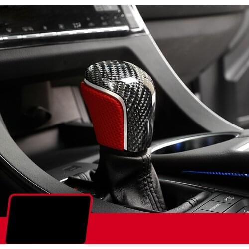 Gear shifter modified carbon fiber gear head original car replacement modification special For Toyota Avalon 2019 2020