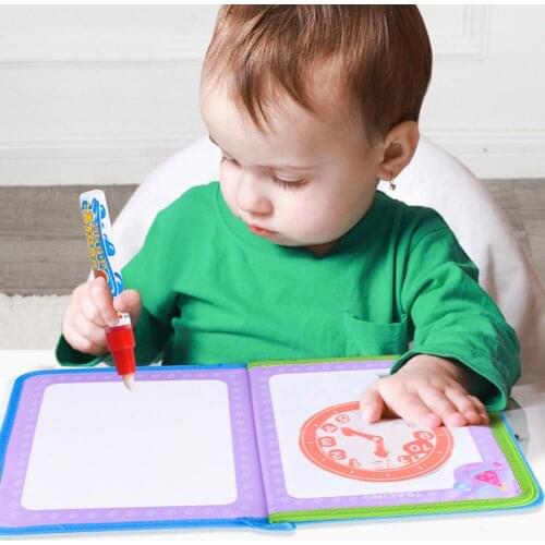 Cartoon Water Doodle Picture Album Book Magic Painting Pen Education Kids Toy Intelligence Develop Toys