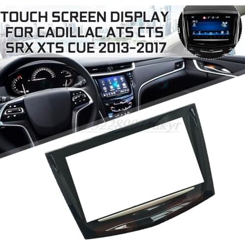 Plastic & Glass For Touch Screen Display For Cadillac Escalade ATS CTS SRX XTS CUE 2013-2017 sense for touch display digitizer