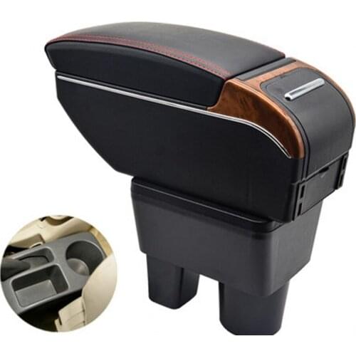 For Suzuki Liana A6 Armrest box Interior Parts special Retrofit parts Car Armrest box Center Storage box with USB LED light