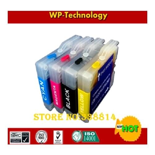 Full Refillable cartridge suit for LC51 LC37 LC960 LC970 LC57 LC1000,suit for Brother DCP-130C 135C 150C 155C 330C etc ,With ink