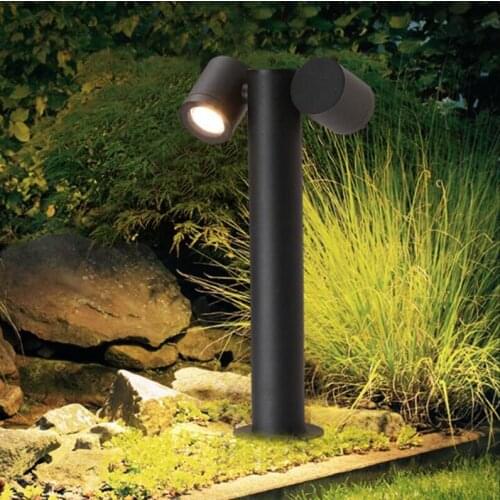 9W 18W Adjustable Outdoor Garden Lawn Lamp Waterproof Landscape Pathway Lawn Spotlight Street Park Villa Holiday Pillar Light