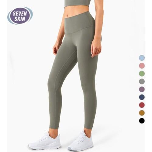 SEVEN SKIN 2021 New Fitness Pants Women Hip Lift Yoga Leggings High Waist Push Up Tights Gym Running Sportwear Plus Size Leggins