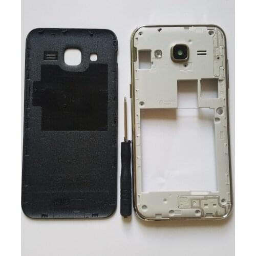 For Samsung Galaxy J2 J200 J200H J200F J200G J200M Phone Chassis Middle Frame With Housing Back Cover Rear Battery Door + Tool
