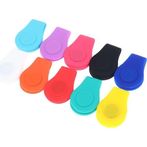 Silicone Golf Hat Clip Ball Marker Holder with Strong Magnetic Attach to Your Pocket Edge Belt Clothes Gift Golf Accessories 1PC
