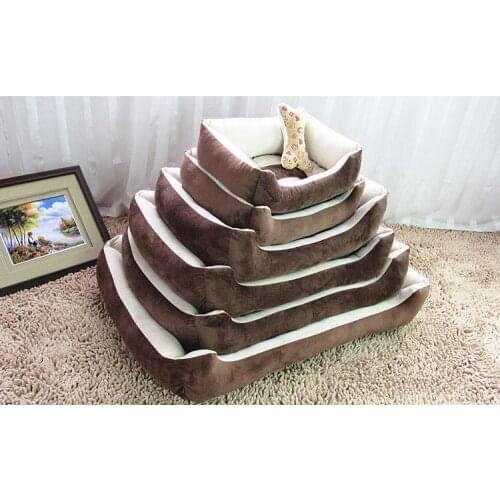 Manufacture kennel pet dog bed cat mattress, plush doggie lounger beddings