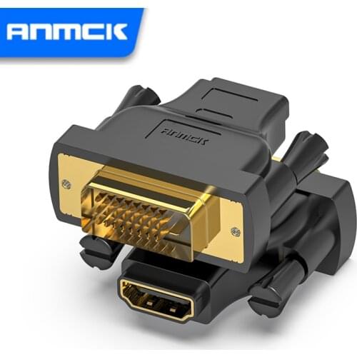 DVI Male to Female HDMI Standard Adapter Converter 1080P For Computer Display Screen Projector TV DVI 24+1 Pin to HDMI Adaptor