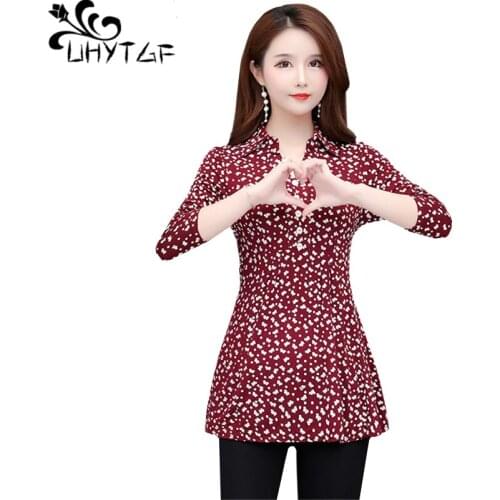 UHYTGF Polka Dot Blouses