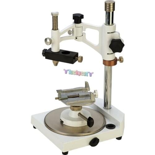 1PC Dental Lab Surveyor Visualizer with 7 Tips Dental Equipment parallelometer Square Base