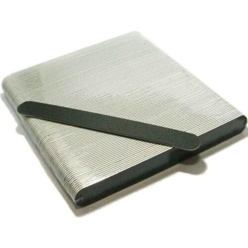 100 pcs/lot high quality plastic nail file 100/180 nail emery board manicure tool free shipping