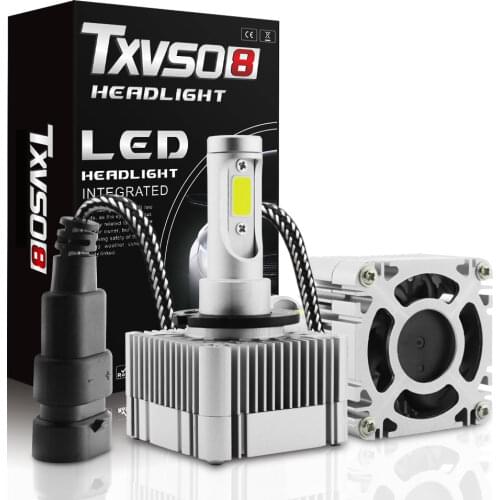 2PCS Mini 1:1 Canbus 6000K Cold White D1S D1R D2S D2R D3S D3R D4S D4R Car Headlight Bulb 110W 11000LM Auto Light LED Update Kit