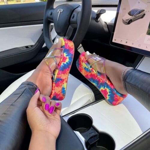 2021 Summer Womens Shoes Fashion Platform Sandals Open Toe Slippers Outdoor Casual Shoes Plus Size 43