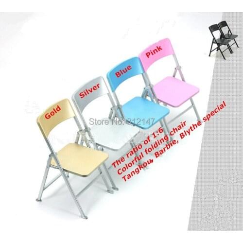 Colorful folding chair (suitable for 1/6 doll ,tang kou ,blyth )