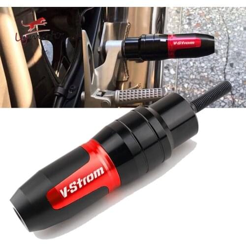 For SUZUKI V-Strom 250 1000 VStrom DL1000 DL250 Motorcycle CNC Accessoires Falling protector Exhaust Sliders Crash pad slider