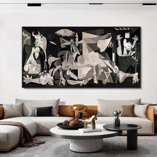 Canvas Paintings Reproductions Famous Canvas Wall Art Pictures Posters And Prints Guernica By Picasso Pictures Home Wall Decor