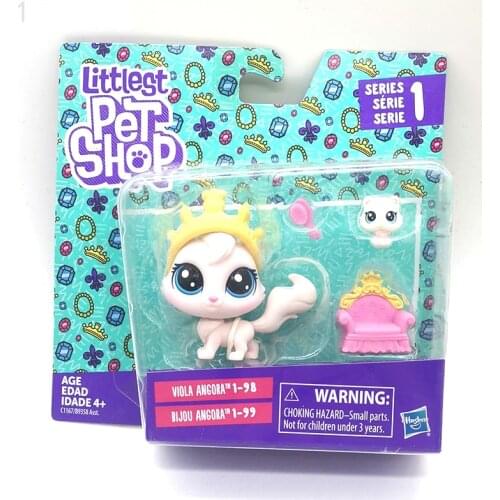 Cute Doll Little Animal Pet fox Model Toys Mini Cat Dog Old pet shop With detailed box figure collection toys for kids gift