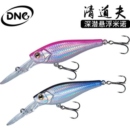 NEW DNE Fishing Lure Isca Artificial Suspension Minnow Wobbler For Bass Trout Seabass Fish Dropshipping Bait 60mm 7.5g