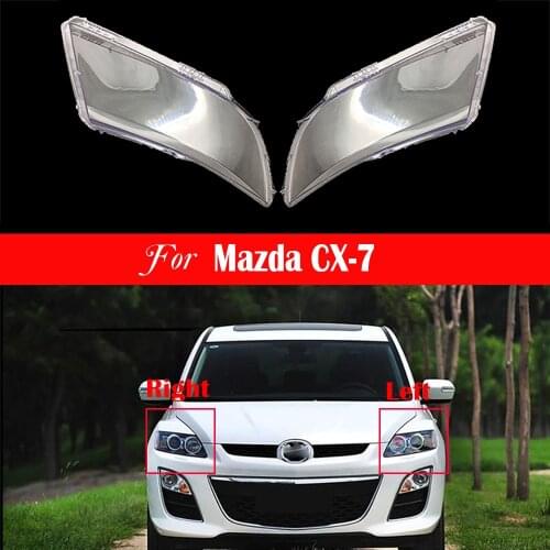 Car Headlight Lens For Mazda CX-7 Headlamp Cover Replacement Auto Shell Transparent Lampshade Shell Auto Glass Lamp Shade