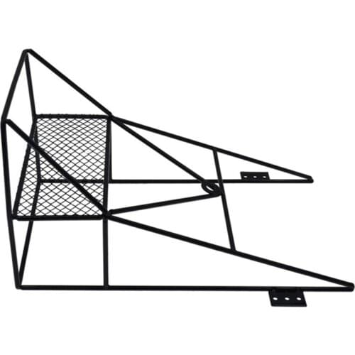 For WPL D12 1/10 RC Truck Car Upgrade Parts Simulation Metal Back Cage Rear Roll Cage Decoration Accessories