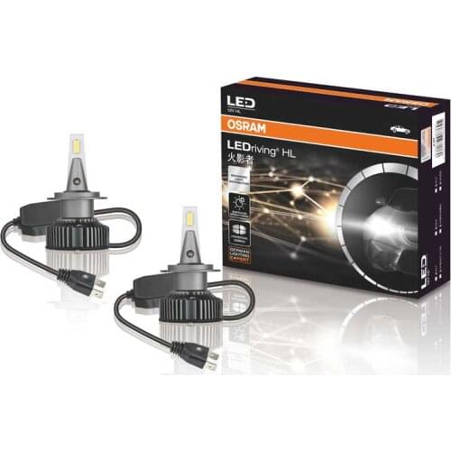 OSRAM LED H7 HYZ 45210CW PX26d Car Lights Headlight Car Lamps Genuine Bulbs Hi/Lo Beam Cool White 6000K 12V 25W(1Pair)