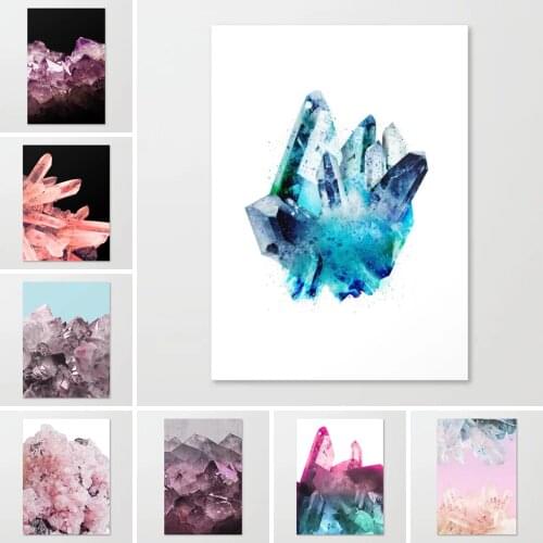 Self-adhesive Wall Stickers Prints Painting Crystal Pictures WallMinimalism Home Decor Art Bedside Background Classic Poster