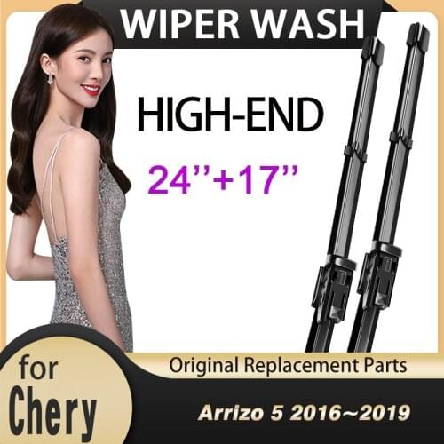 For Chery Arrizo 5 2016~2019 2017 2018 Car Wiper Blade Front Window Windscreen Windshield Wipers Car Accessories Stickers