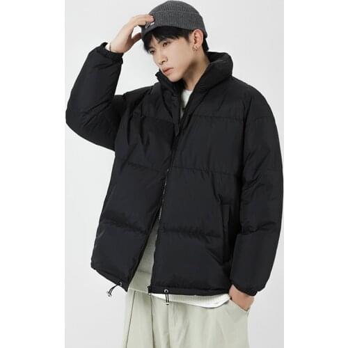 Streetwear mens winter jacket colorful bubble parka men thick warm male winter coat casual windbreaker womens winter jacket