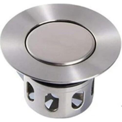 Universal Wash Basin Bounce Drain Filter Sink Drain Vanity Stopper Bathroom Accessories Bathtub Plug Trap Hair Catcher Faucet