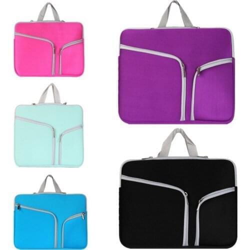 Waterproof Neoprene Laptop Notebook Liner Sleeve Case Computer bag for 10 to 17 Inch IPAD Macbook Pro Air Retina Tablet Handbag