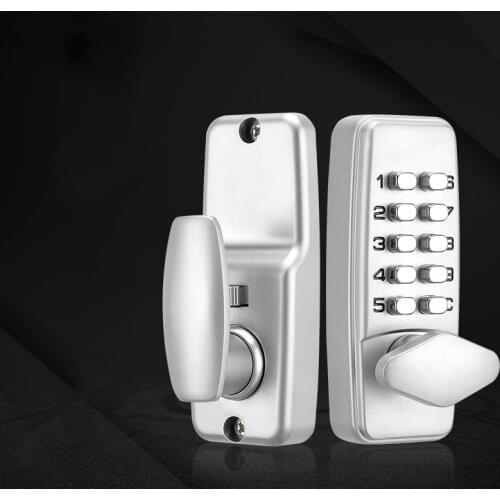 High-grade Mini Waterproof Mechanical Password Security Door Lock Zinc Alloy Wooden Door Office Home Door Bedroom Password lock