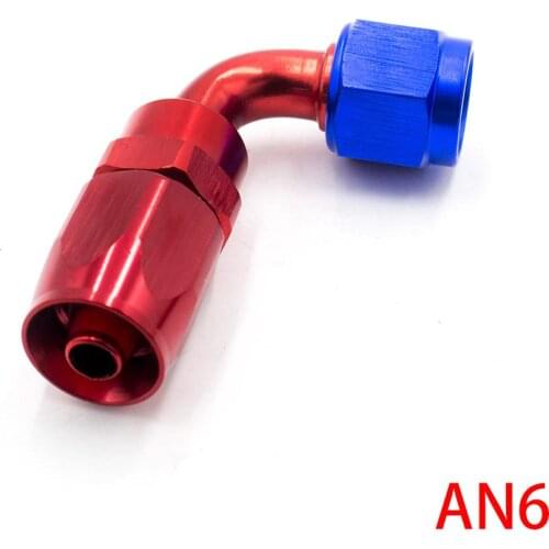 High Performance Fitting AN06 Aluminum Fittings 90 Degree Oil/Fuel/Swivel hose fittings Swivel Hose End Fitting TT100352
