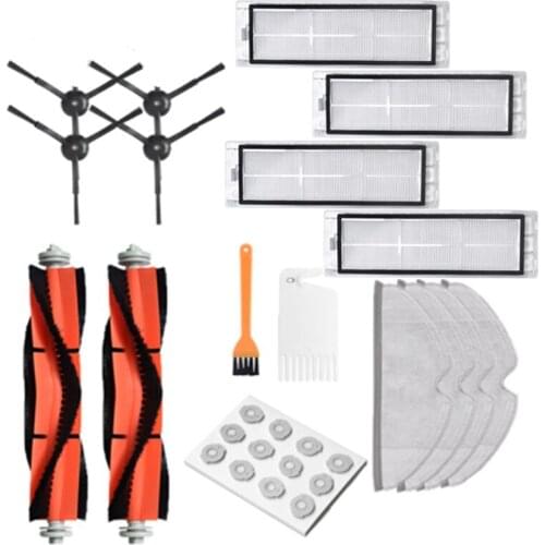 HOT！-Hepa Filter Side Main Brush Mop Cloth for XiaoMi Roborock S50 S51 Accessories Robot Vacuum Cleaner Parts