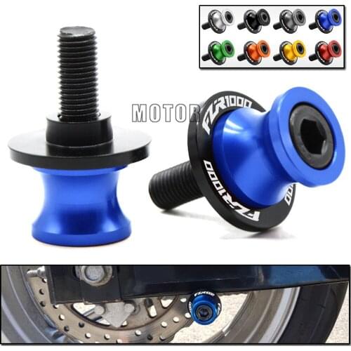 Motor 10MM Motorcycle Rear Swingarm Protector Spools Sliders For Yamaha FZR 1000 1991-1995 FZR1000 Stand Paddock Screws Slider
