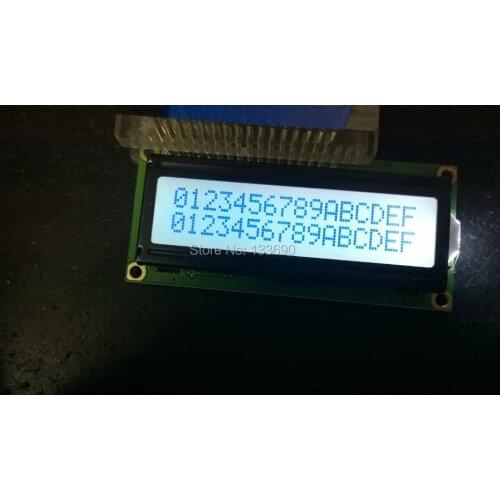 1pcs 16*2 Character LCD Display LCM 1602 16X2 162 FSTN gray HD44780 character 3.3v High quality for MEGA STM32 51