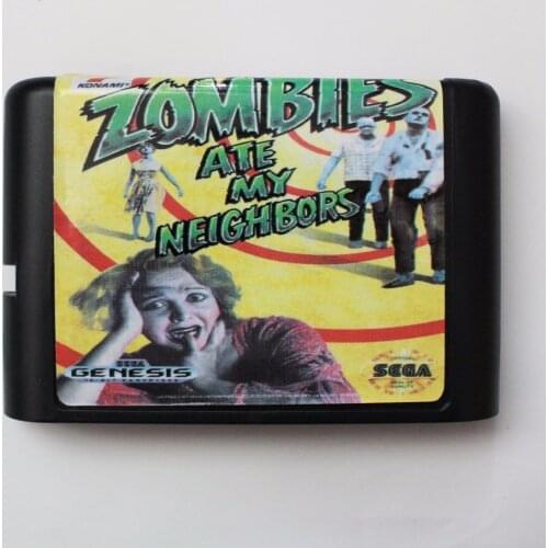 Zombies ate my neighbours 16 bit SEGA MD Game Card For Sega Mega Drive For Genesis