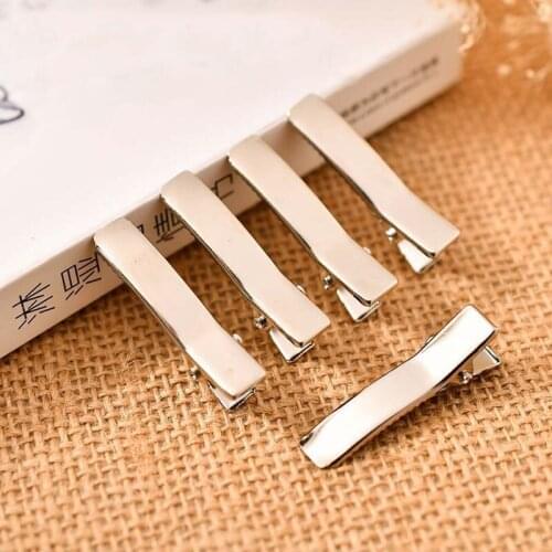 20pcs/lot 3.5/5/6/8cm Rhodium Black Hair Pins Clips Wedding Hair Jewelry for Women DIY Jewelry Making Findings & Components