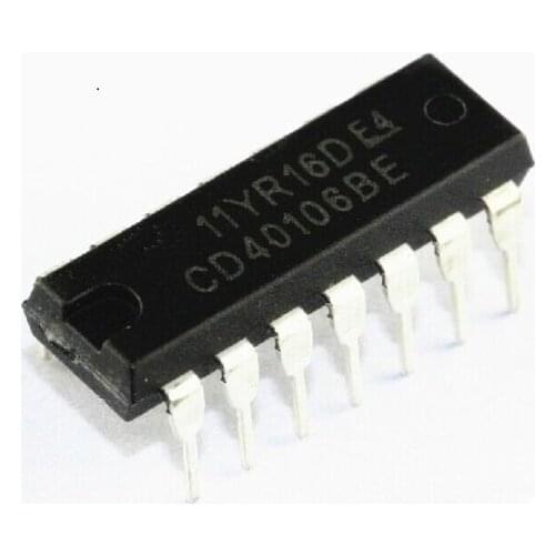5PCS CD40106 CD40106BE 40106 DIP-14 HEX SCHMITT TRIGGER IC NEW