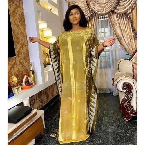 Tilapia fashion chiffon appliques summer maxi long african dress oversized leisure print gown with inner